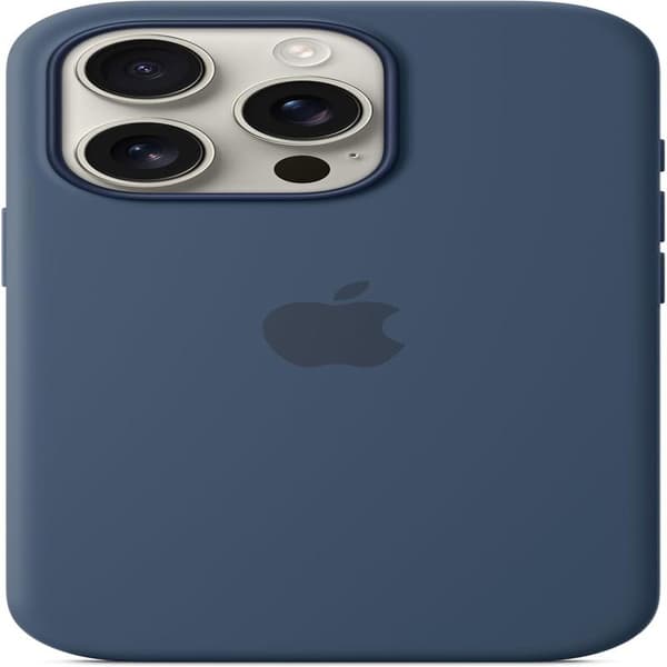 Apple iPhone 16 Pro Silikonskal med MagSafe - Mörkblå