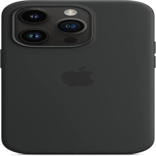 Apple - Keskiyönvärinen silikonikuori MagSafella iPhone 14 Prolle