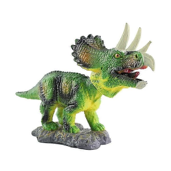 Dinosaurmodell Triceratops Dekor Ristende Hodeleke for Bil Hjem Butikk