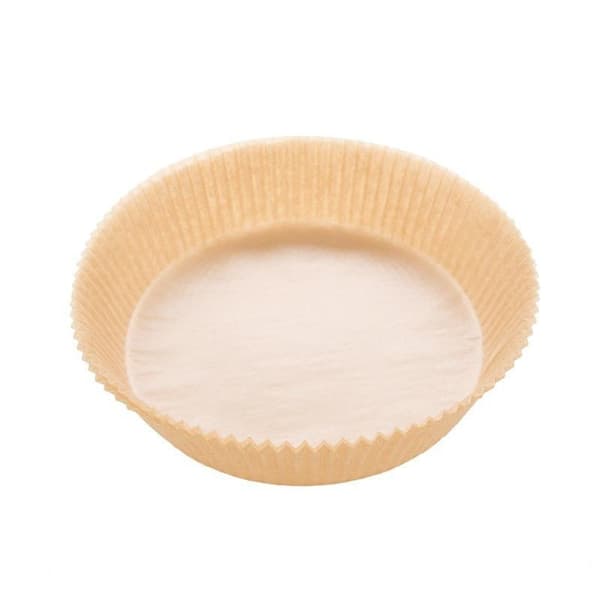 luftfrityrpapir engangs luftfrityrpapir tilbehør 16/20cm brun rund 16cm 50st