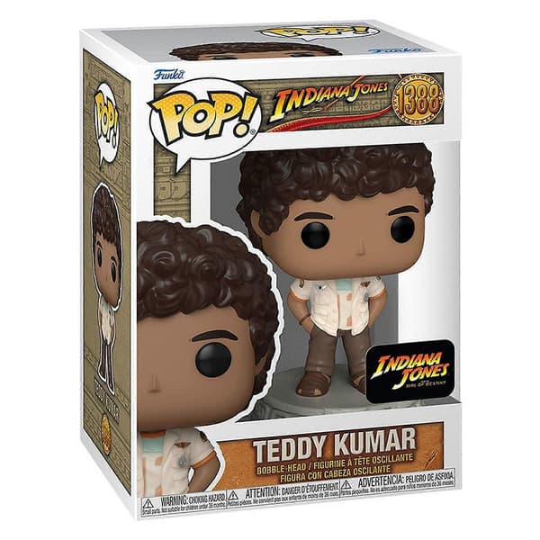 Funko POP! Indiana Jones ja Kohtalon kellotaulu Teddy Kumar Bobble Head One Size Multicoloured