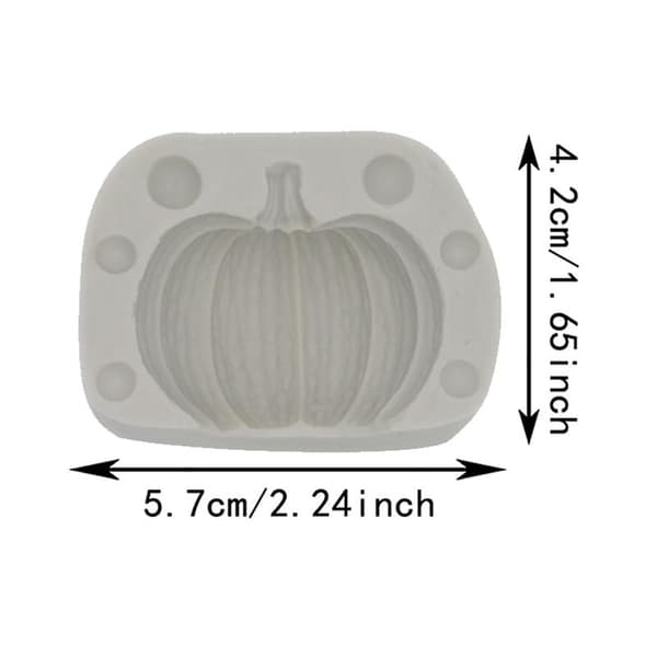 Pumpeform 3D-form Efterårspumpebagning Grey