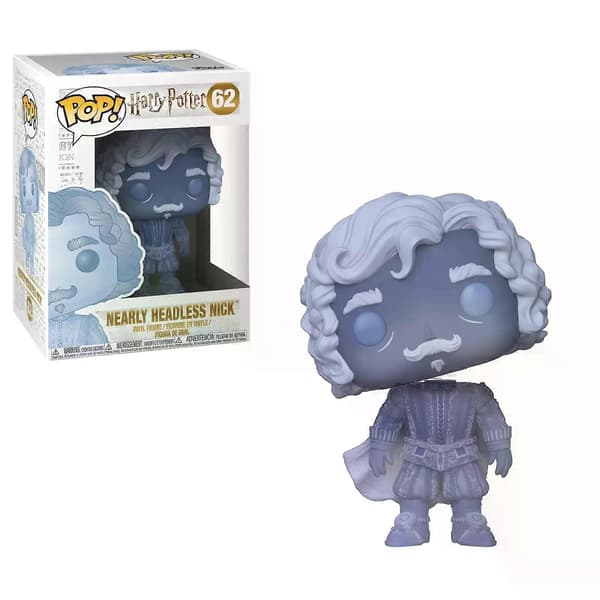 FUNKO POP Harry Potter NÆSTEN HOVEDLØS NICK 62# GLØDER I MØRKET Vinylfigur Samlermodellegetøj til Børnegave 62 GLOWS