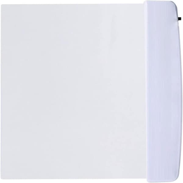 Flat boklys for lesing i seng om natten Klart LED-boklys Hel sidebelysning Panel Flat lampebrett Trådløs{YDE} White