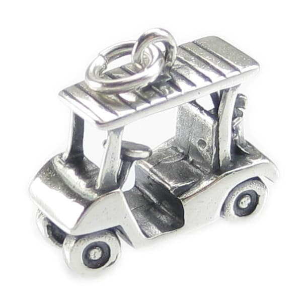 Golfbil berlock i sterlingsilver .925 x 1 Golf Transport berlocker