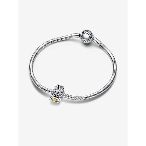 Pandora - Tofarget eventyrbil-charm - Sterlingsølv