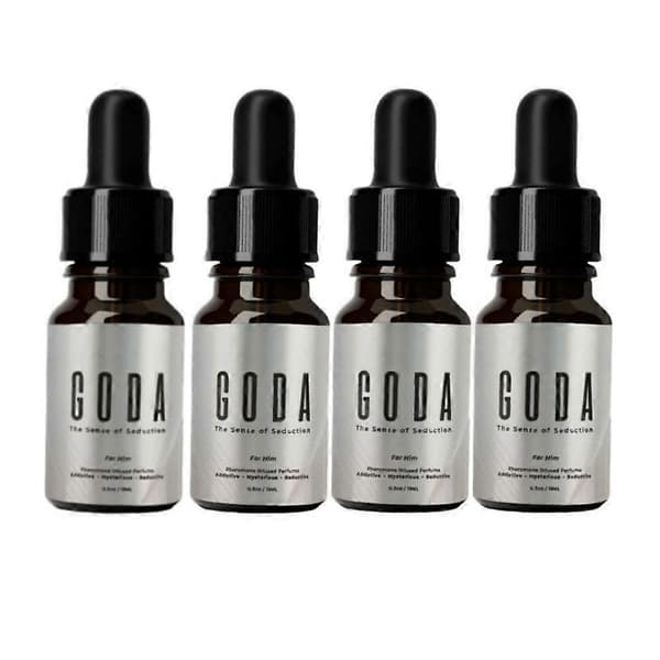 1-5X Goda Feromonparfyme for menn 15ml Frisk Langvarig Cologne 4pcs