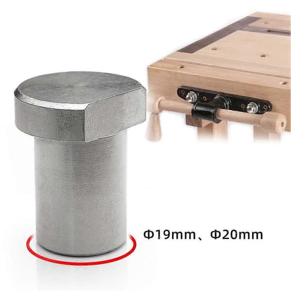 6 pcs Bench Dogs Workbench Brake Stop Positioning Planer Plug Essential Woodworking Tool - 20mm