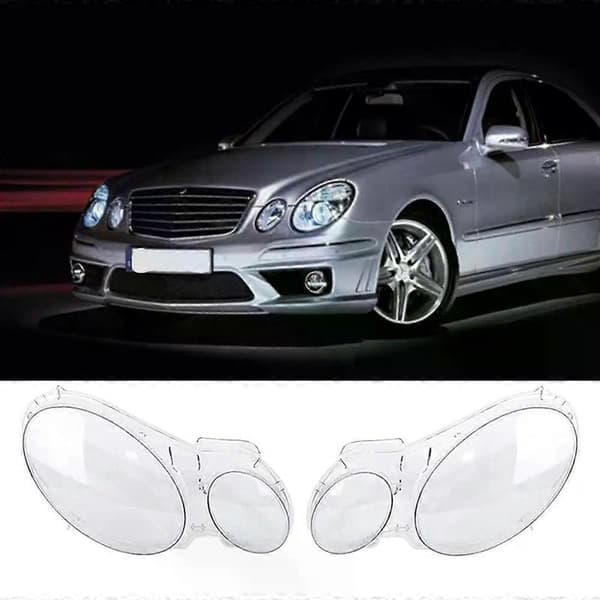 Headlight Lens Cover Replacement for 2004 2005 2006 2007 2008 2009 Benz W211 E240 E200 E280 E300 Car Accessories Style A