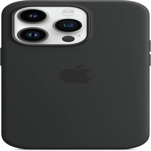 Apple - Midnattsfärgat silikonskal med MagSafe för iPhone 14 Pro