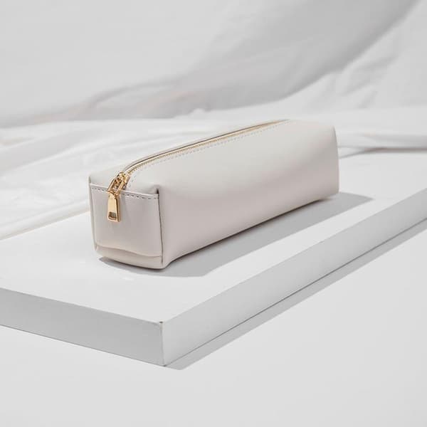 PU-blyantveske beige
