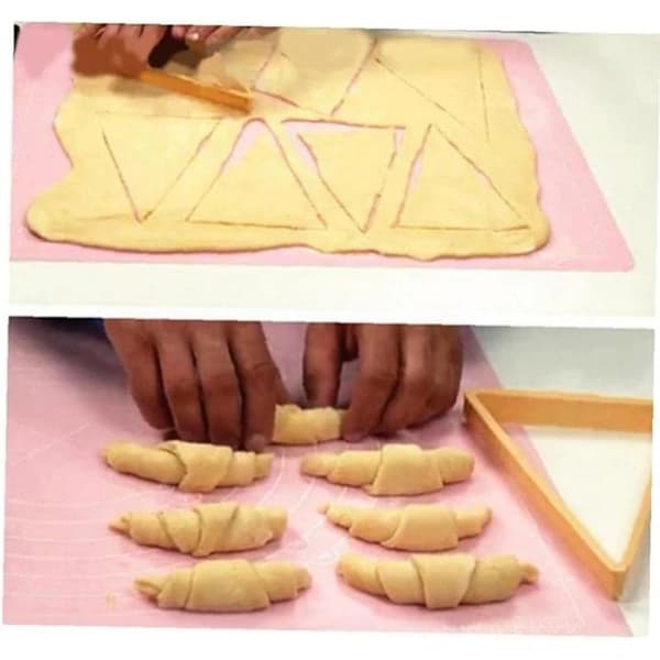 Plast Croissant-kutter Brødform Dessert Stamper Rullemaskin【PL】