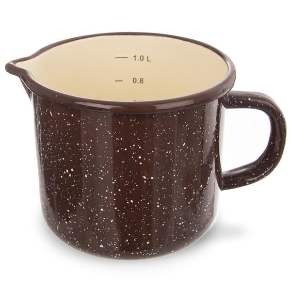 Traditionell Stål Emaljmugg 12 cm – Mått & Servering 429
