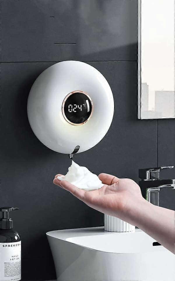 Donut USB vægskum håndsprit Infrarød intelligent sensor sæbemaskine Håndvask håndvask