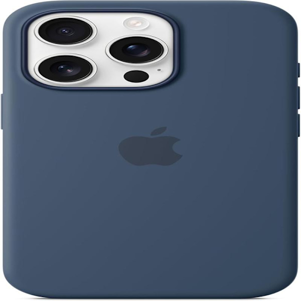Apple iPhone 16 Pro Silikonskal med MagSafe - Mörkblå