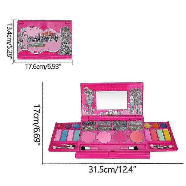 Børns Kosmetik Pige Makeup Legehus Legetøj Simulation Skønhedssæt Legetøjsopbevaringsboks Gave