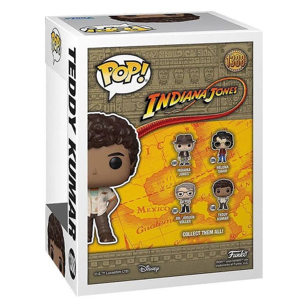 Funko POP! Indiana Jones ja Kohtalon kellotaulu Teddy Kumar Bobble Head One Size Multicoloured