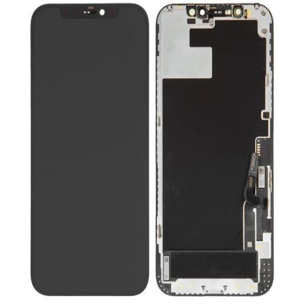 Varaosanäyttö yhteensopiva iPhone 12 Pro Max musta black