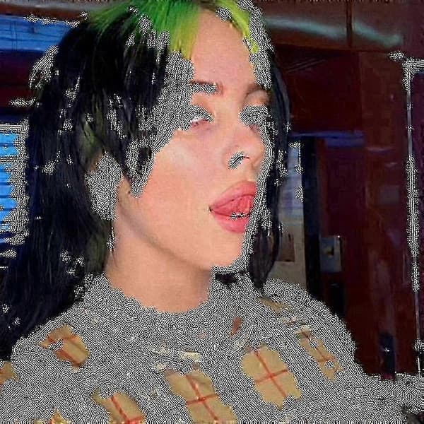 Sølvhalskæde til kvinder med charms af Billie Eilish