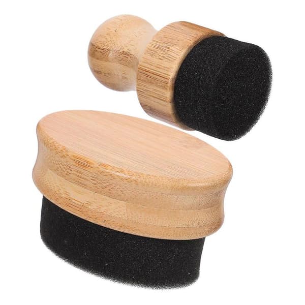 Bambu Skumapplikator för Skärbrädor Säkerställer Jämn Oljevaxapplicering Multi Bärbart Ergonomiskt Grepp