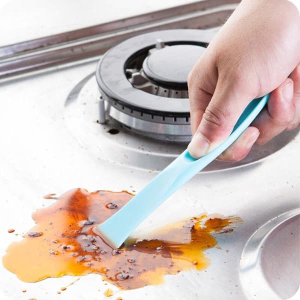 Cleaning Scraper Kitchen Tool - Multifunction Scratch-Free Plastic