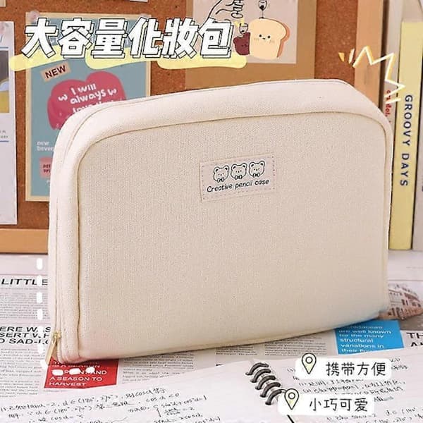 Large Pencil Case for Students, Classified Storage, High-Quality Makeup Bag, Divided Storage Bag, Multifunctional