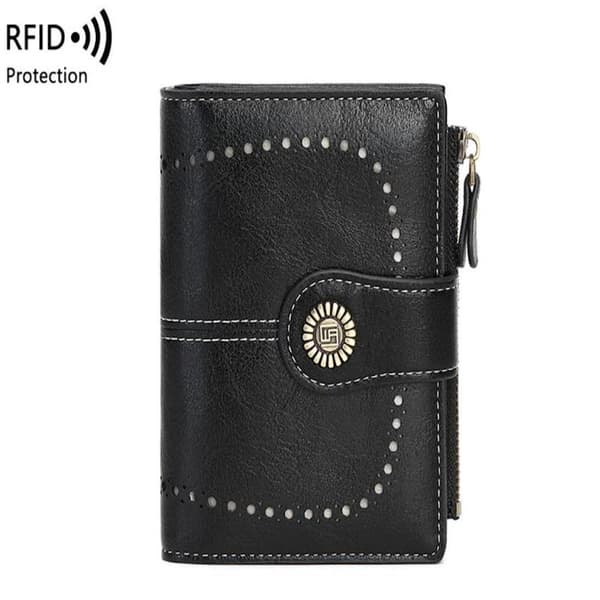 RFID lille kortholderpung black