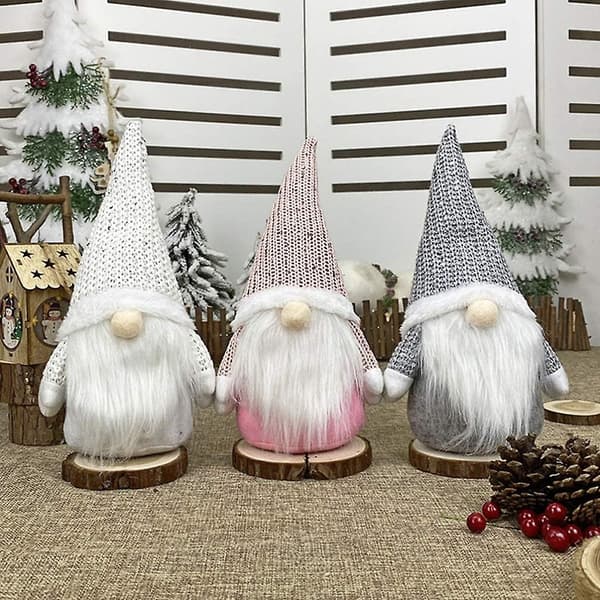 Juldekoration i tyg Tomte Skandinavisk svensk tomtefigur alvdocka julpynt