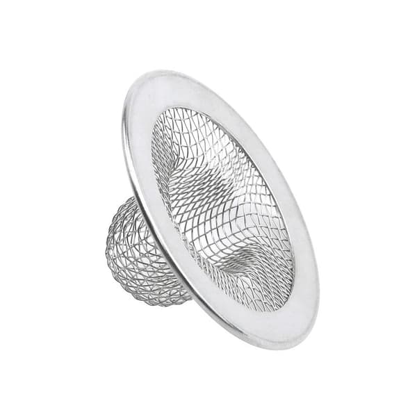 Vask Sil, 2-pakning Rustfritt Stål 2-tommers Diameter Mesh Rundt Filter Baderom Badekar Vask Avfallskurv Filter