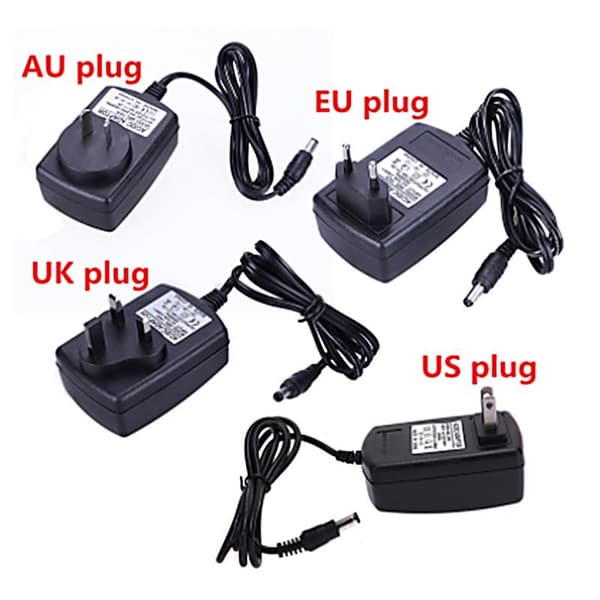 18V 1A 2A 2,5A 3A AC/DC Adapter Switch Strømforsyning for LED-lys St 2A UK