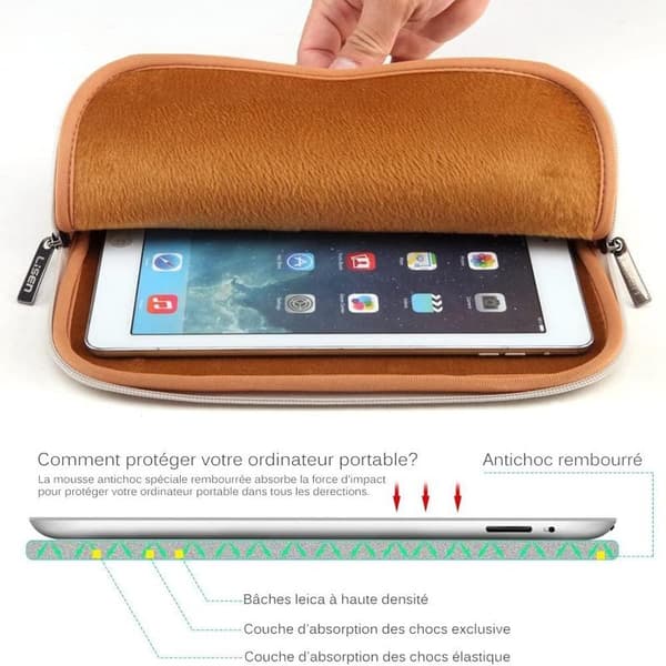 Srotek 13,3 tommer bærbar computertaske egnet til Acer/ASUS/Dell/iPad Pr A