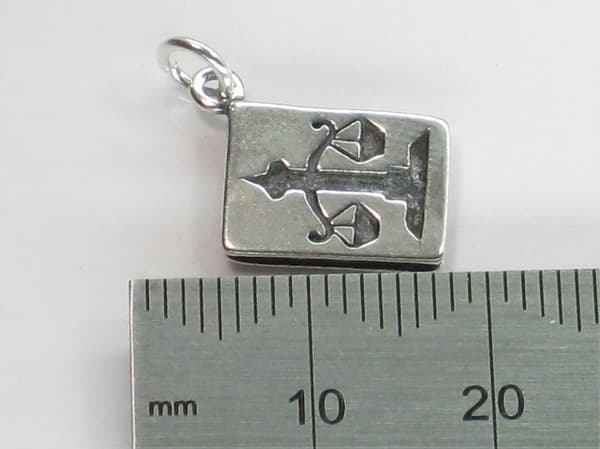 LOV Retferdighetens vektskåler sterling sølv sjarm .925 x 1 Juridiske sjarm