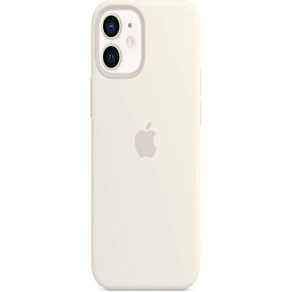Silikonskal med MagSafe för iPhone 12 Mini White