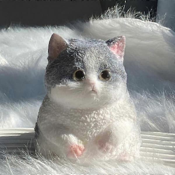 Chubby Cat Squishies Leker, Store Katte Squishies Squishy Leker C
