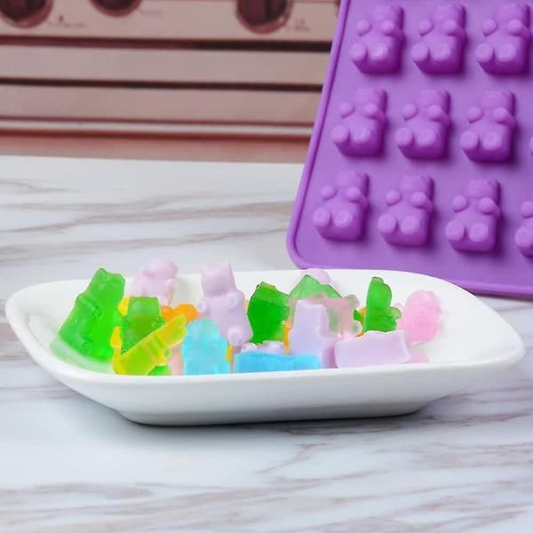 Silikone slikform - silikone chokoladeform, non-stick, fødevarekvalitet, 4 stk