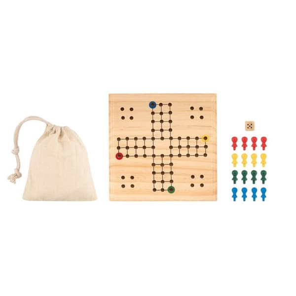 MidOcean Ludo Brädspel One Size Trä Wood One Size