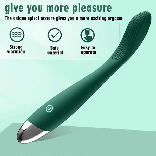 Vibrator for kvinner Oppladbar Vanntett Dobbel Motor med 10 Moduser USB-lading Stille