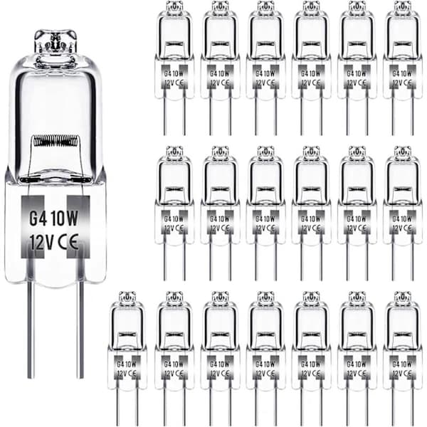 G4 halogen bulb 10W 12V - Warm White - 20-pack 10W 10W 10W
