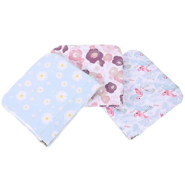 Jewelry Pouches Mini Cosmetic Bags Small Rectangular For Daily Use Assorted .00X11.00X0.70cm 3pcs