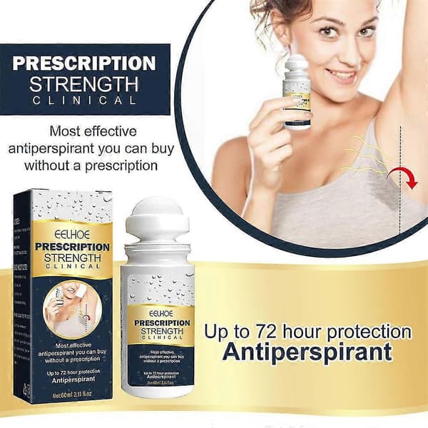 3x Antiperspirant Roll-on Sterk Komfortkontroll Svette Og Lukt