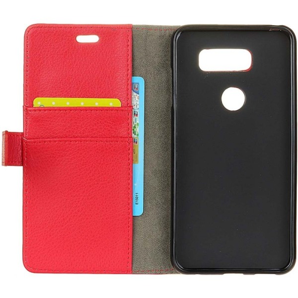 Mobilplånbok 2-kort LG V30 (H930) Röd