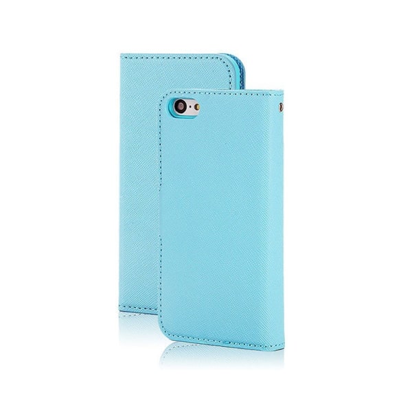 Mobilplånbok magnetisk 2i1 Apple iPhone 5C Ljusblå