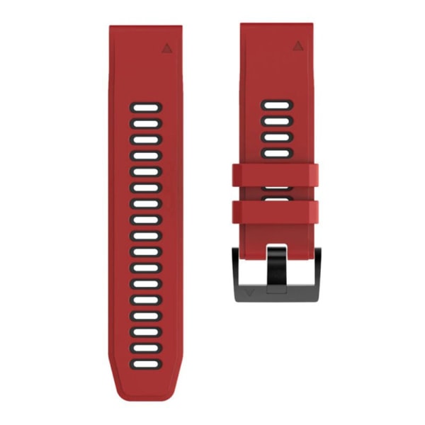 Twin Sport Armband Garmin Fenix 7 - Röd/svart