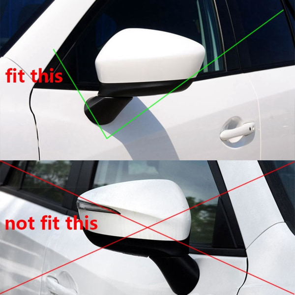 Venstre bakspejl foldemotordør sidespejl Elektrisk foldemotor kompatibel med Mazda CX-5 CX5 2012 2013 2014 black