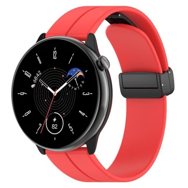 20MM watch , med magnetiskt viklås för Amazfit GTR Mini (röd)