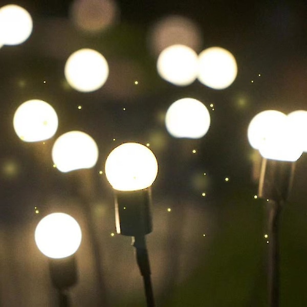 Led-aurinkopaneelitulppailimat Valot Puutarhaan Ulkona Vedenkestävä Heiluva Lamppu Maiseman Koriste 1kpl 8 Lamp color