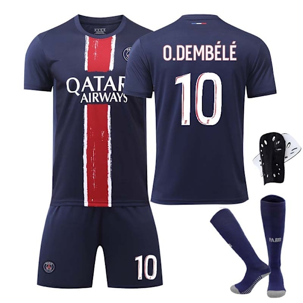 2425 Paris hemmafotbollströja O.DEMBELE set B 20(110-120cm)