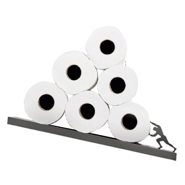 Toalettpappershållare Creative Rostfritt Stål Förvaringsställ för badrumspapper Badrumstillbehör -hg Hercules Tissue Holder