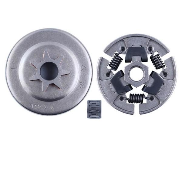 .325\" 7 Hampainen Kytkinkummun Ketjun Hammaspyörän Vanteen Laakerisarja Yhteensopiva Stihl MS250 MS230 MS210 025 Moottorisahaan Hg