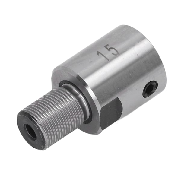 Chuck-anslutningsstång 15 mm M14x1 Hög precision Rostfritt stål Värmebehandling Svarvchuck-anslutning Bänkfräsadapter